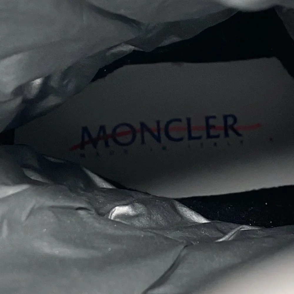 Moncler Gaia Pocket Metallic Faux Fur-Trim Snow Boots size 38